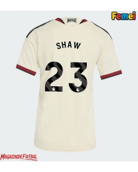 Manchester United Luke Shaw #23 Tricou Fotbal Replică 2026-27 Femei Treilea Manchester United Luke Shaw #23 Tricou Fotbal Replică 2026-27 Femei Treilea